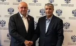 دیدار رئیس سازمان انرژی اتمی ایران با وزیر انرژی روسیه