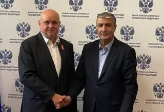 دیدار رئیس سازمان انرژی اتمی ایران با وزیر انرژی روسیه