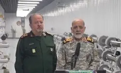 بازدید رئیس ستاد کل نیروهای مسلح و سرپرست وزارت دفاع از سایت زیرزمینی تولید موشک صنایع دفاع + عکس 