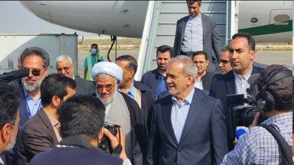 پزشکیان: برای بررسی میدانی حادثه بندرعباس آمدم