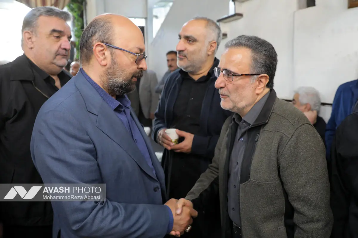 مراسم تشییع سید محمد تاج زاده