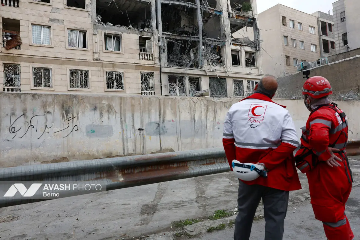 خسارات ناشی از تجاوز هوایی آمریکا و رژیم صهیونیستی به ایران - تهران