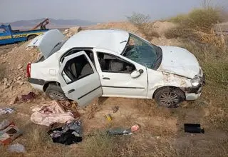 خستگی راننده جان سرنشین ال‌۹۰ را گرفت