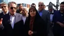 بازدید وزیر راه و شهرسازی از ترمینال شماره ۲ بندر شهید رجایی