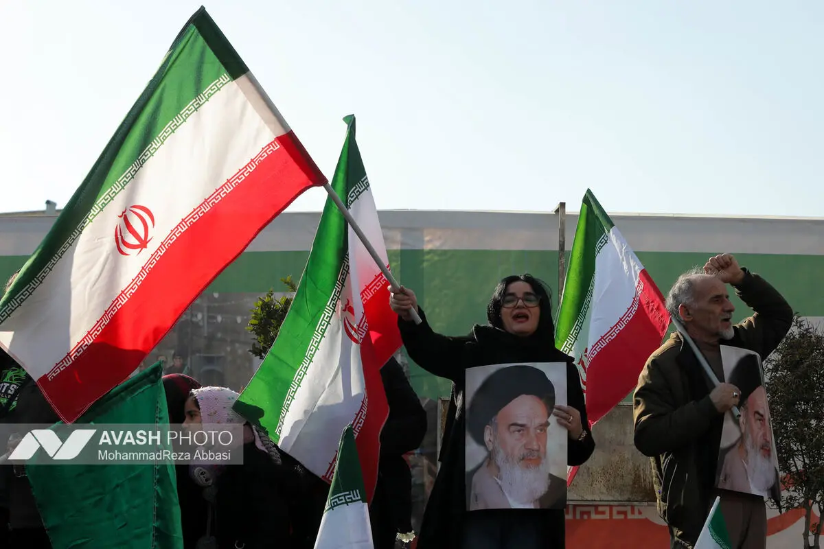 راهپیمایی محکومیت اقدامات تروریستی آمریکا و رژیم صهیونیستی علیه ملت ایران - تهران