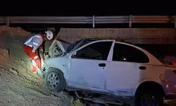 سقوط هولناک یک ساینا از پل