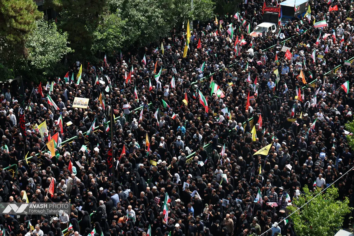 مراسم تشييع پيکر مطهر تعدادي از سرداران و فرماندهان، دانشمندان هسته‌اي