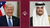 امیر قطر و «دونالد ترامپ» گفت‌وگو کردند