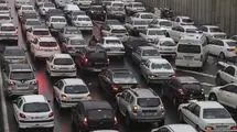 ترافیک سنگین در معابر تهران