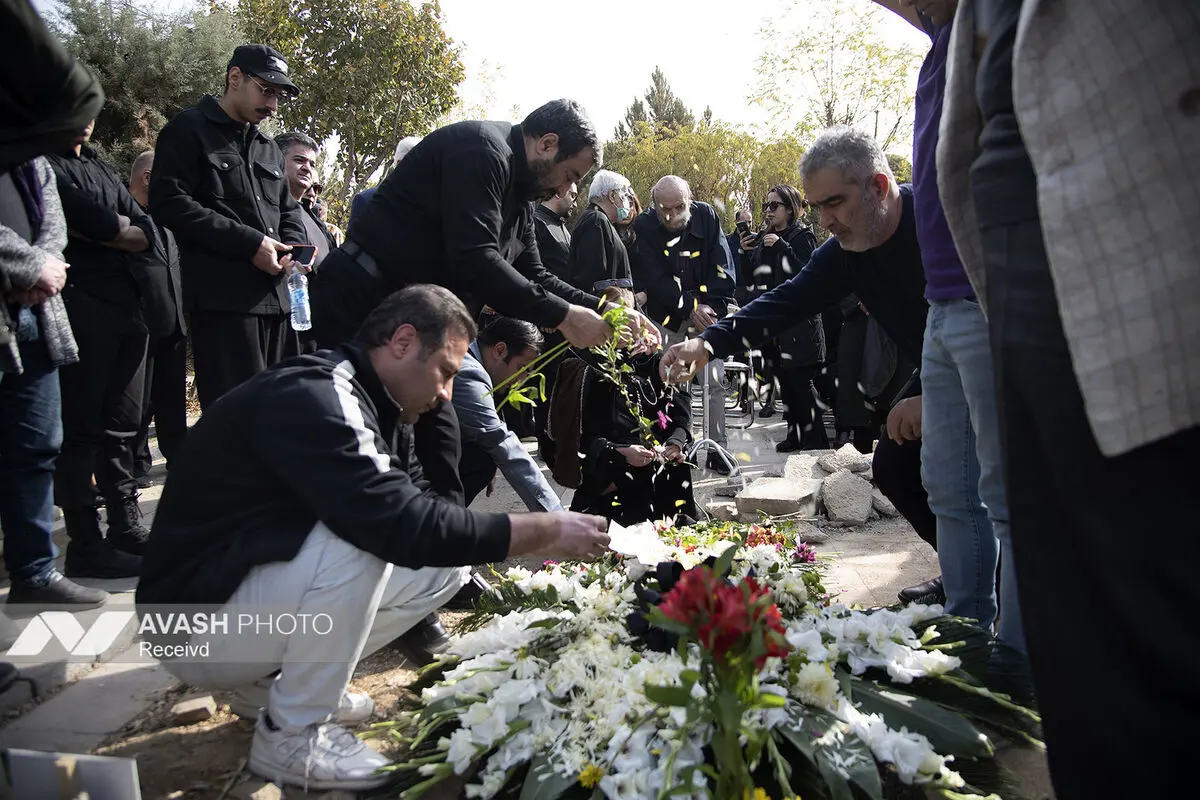 مراسم تشییع پیکر «همایون ارشادی»