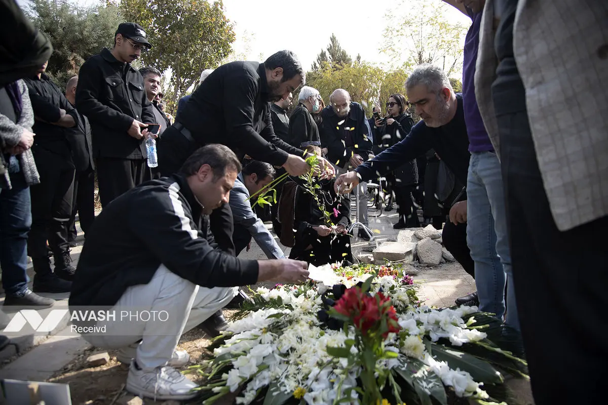 مراسم تشییع پیکر «همایون ارشادی»