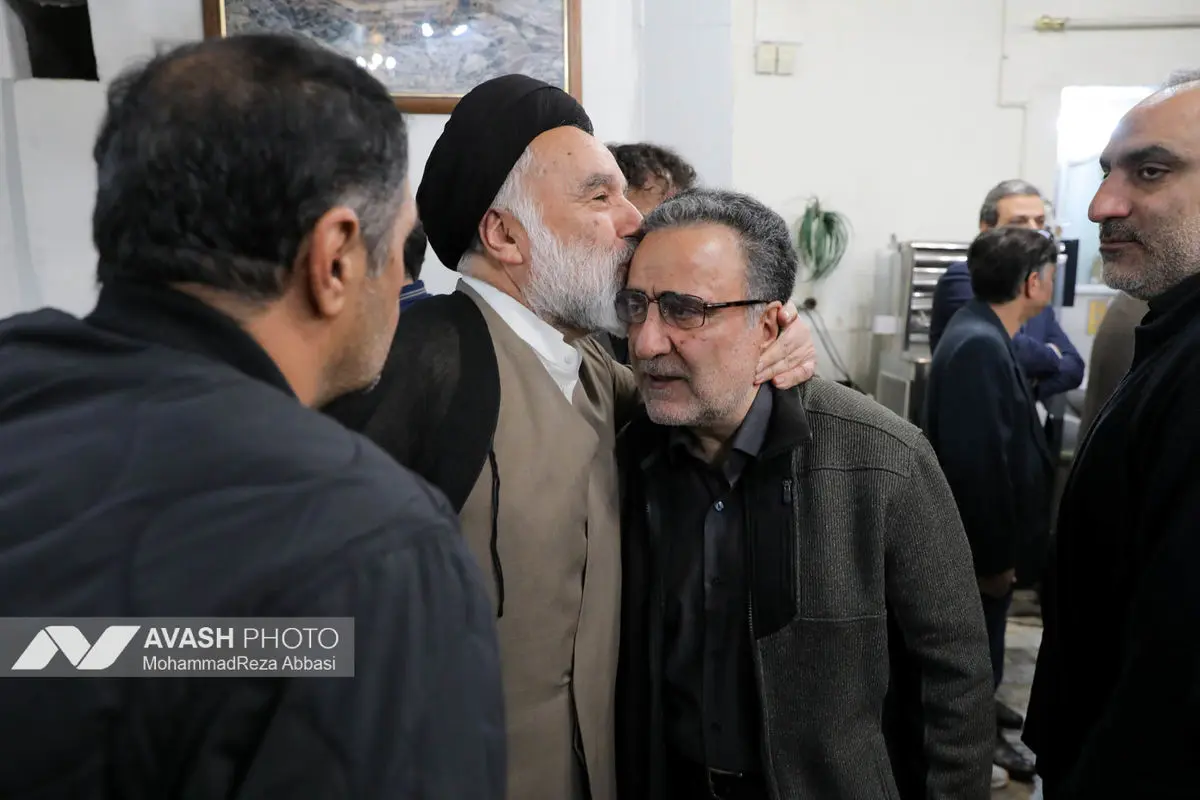 مراسم تشییع سید محمد تاج زاده