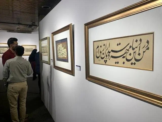 نمایشگاه نستعلیق جعفرزاده در نیاوران افتتاح شد