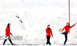  تور ملی والیبال برفی بانوان 