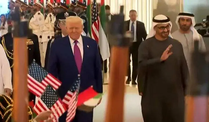 ترامپ به امارات رسید