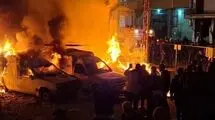 حملات هوایی شبانه صهیونیست‌ها به جنوب لبنان 