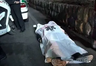 مرگ عابر پیاده در تصادف بامدادی در بزرگراه آزادگان تهران