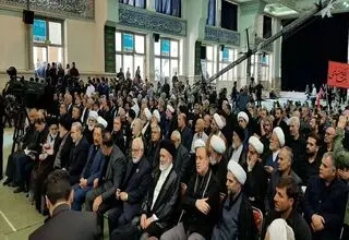 برگزاری آئین بزرگداشت رهبر شهید و خانواده ایشان در مصلی تهران