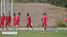 تمرینات پرسپولیسی ها در فیفادی