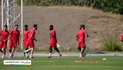 تمرینات پرسپولیسی ها در فیفادی