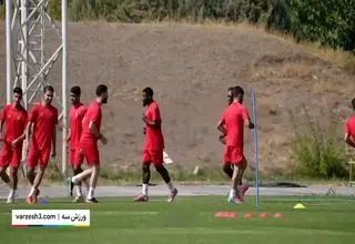تمرینات پرسپولیسی ها در فیفادی