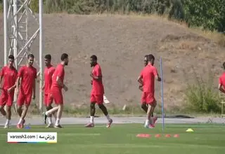 تمرینات پرسپولیسی ها در فیفادی