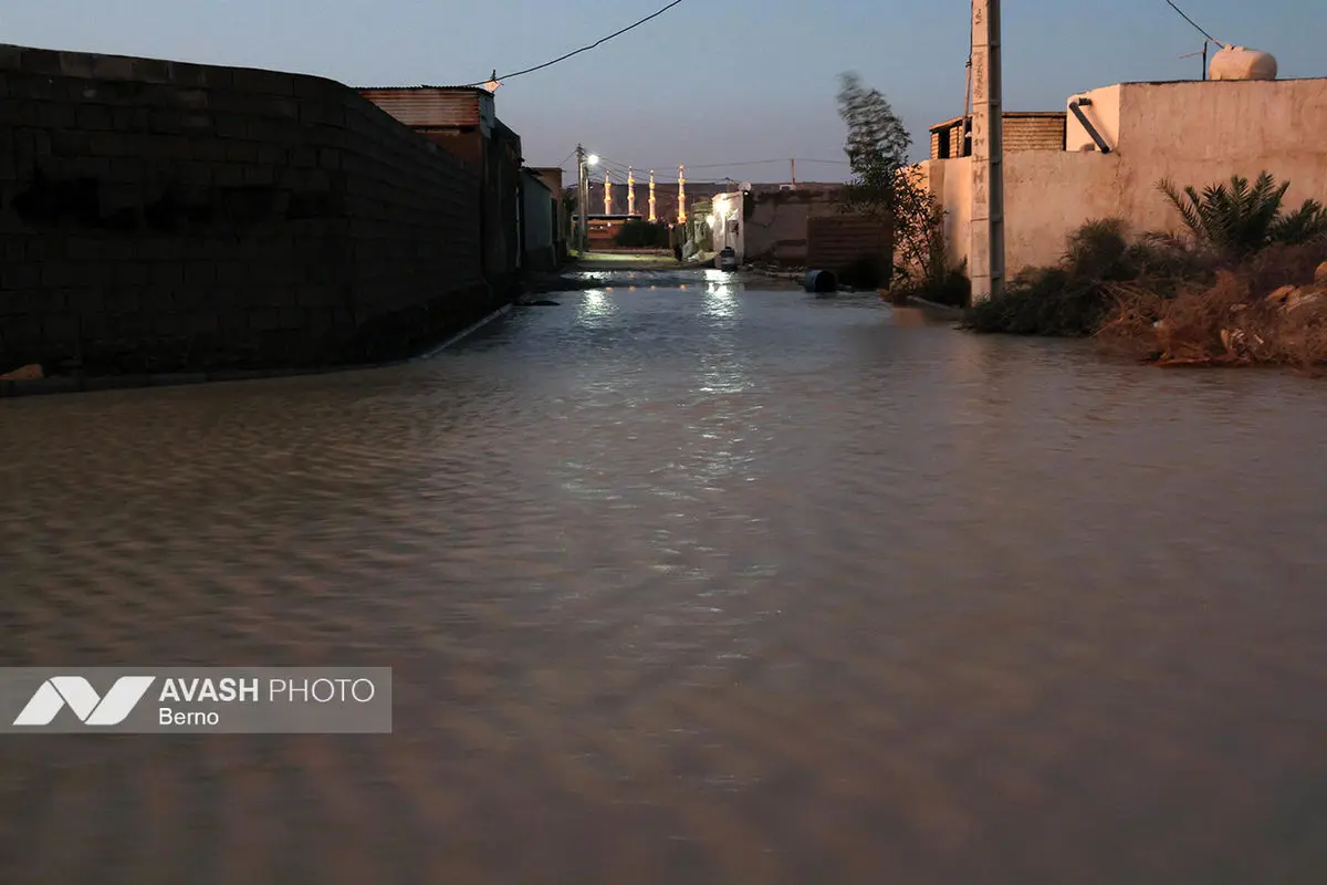 جزیره قشم پس از وقوع سیل