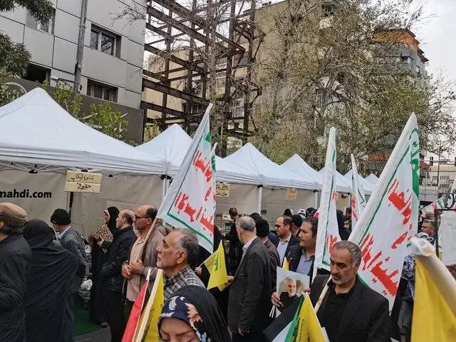 حواشی راهپیمایی روز قدس با حضور گسترده مردم در تهران