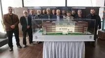رونمایی از ماکت ساختمان جدید فدراسیون فوتبال