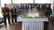 رونمایی از ماکت ساختمان جدید فدراسیون فوتبال