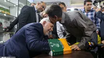 حضور محمد جواد ظریف در نمایشگاه بین المللی کتاب تهران