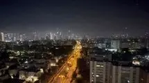 تصاویری از ستون دود در پی انفجار دقایقی پیش در حوالی مهرآباد تهران