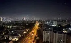 تصاویری از ستون دود در پی انفجار دقایقی پیش در حوالی مهرآباد تهران