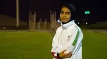 کسب مقام سوم شه پری در ۳۰۰۰ متر