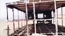به آتش کشیدن کانکس محیطبانان توسط شکارچیان متخلف
