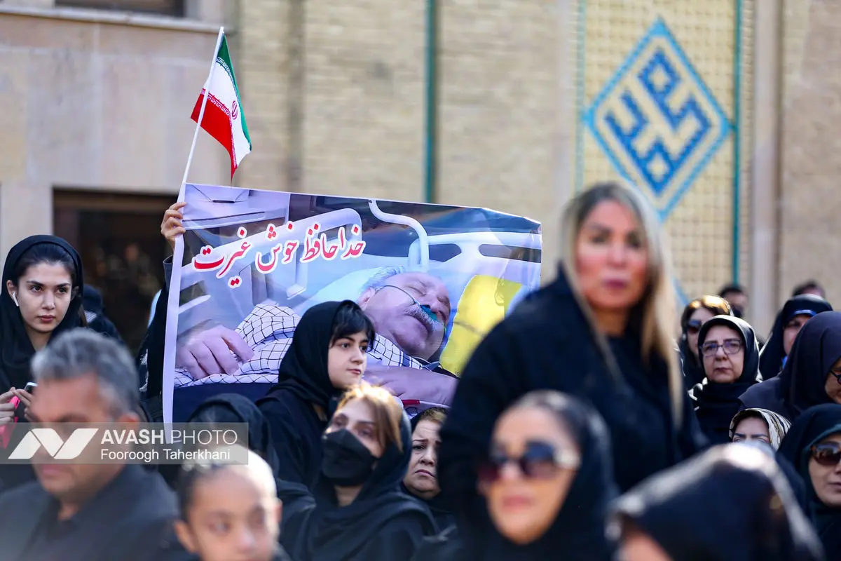 تشییع پیکر محمد کاسبی