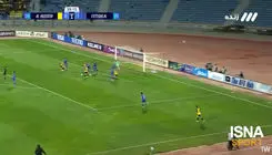 گل اول الحسین اردن به استقلال + ویدیو