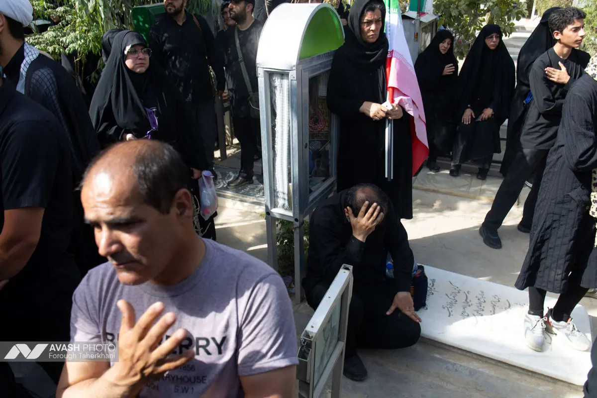 تشییع پیکرشهید محمد باقری و شهید محرابی در بهشت زهرا