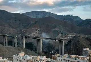 تصاویر جدید از پل B۱ کرج
