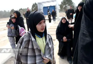 مراسم خاکسپاری پیکر شهدای تجاوز آمریکا و رژیم صهیونیستی - تهران