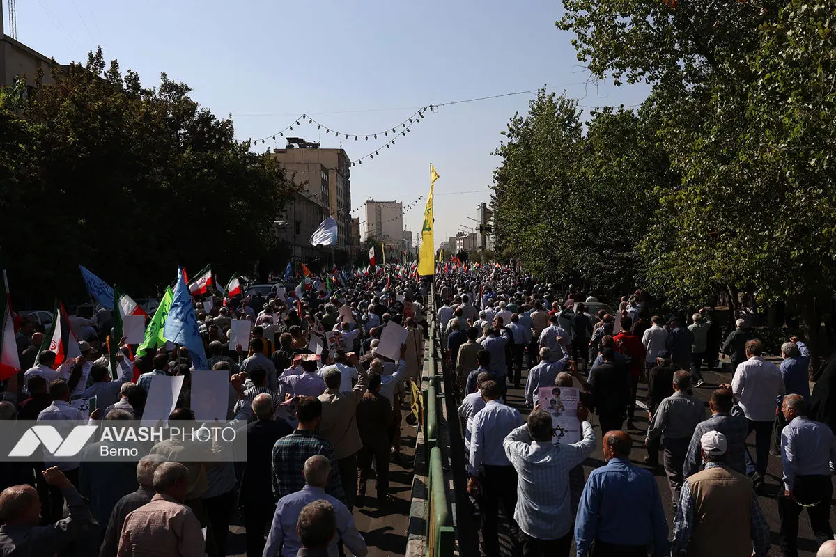 نماز جمعه و راهپیمایی «بشارت نصر» - تهران