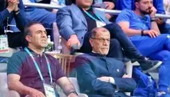 حضور خسروی‌وفا در مسابقات وزنه‌برداری مردان