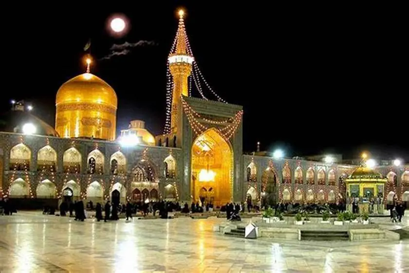 تیم ملی والیبال در حرم امام رضا (ع)