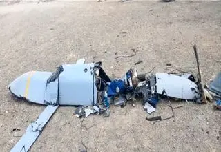 انهدام موشک کروز در آسمان استان مرکزی + عکس 