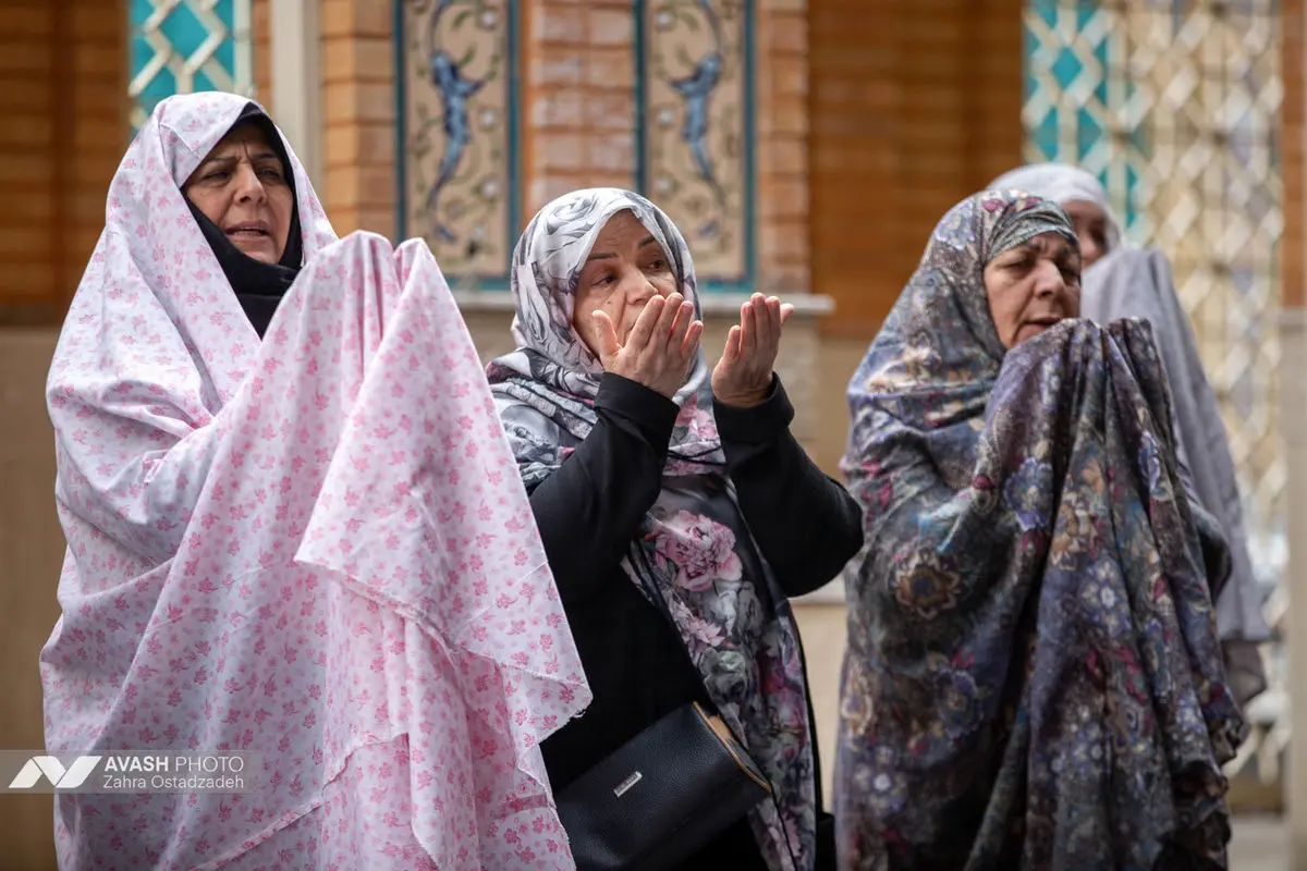 نماز عید فطر در مسجد جامع همت تجریش