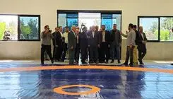 افتتاح خانه کشتی طرقبه با حضور قالیباف