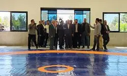 افتتاح خانه کشتی طرقبه با حضور قالیباف