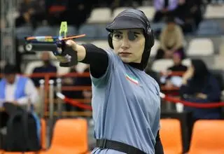 مدال برنز هانیه رستمیان در تپانچه ۱۰‌متر
