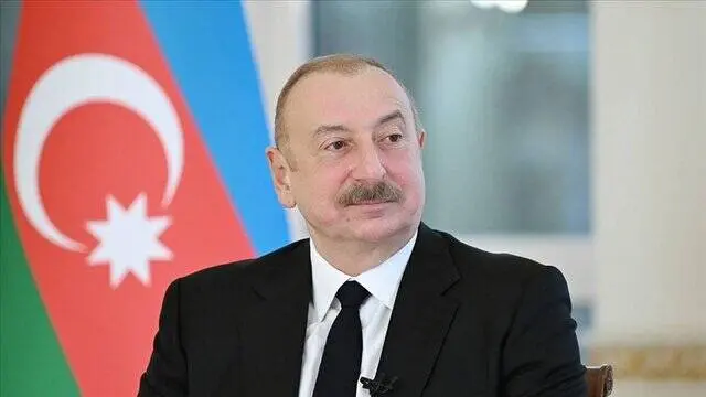 حضور الهام علی‌اف در سفارت ایران