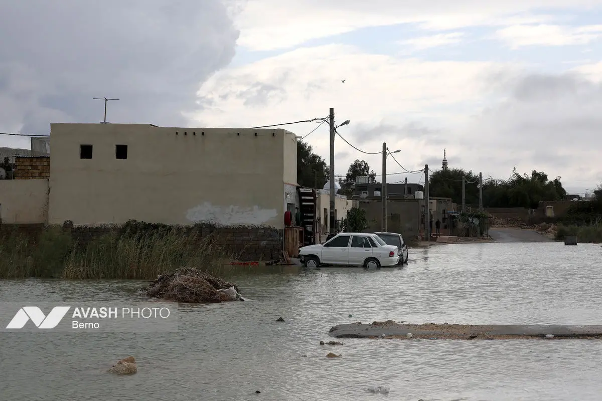 جزیره قشم پس از وقوع سیل